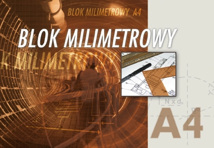 Blok milimetrowy A4 20k. Kreska